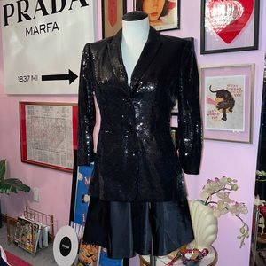 Calvin Klein Sequin Blazer
